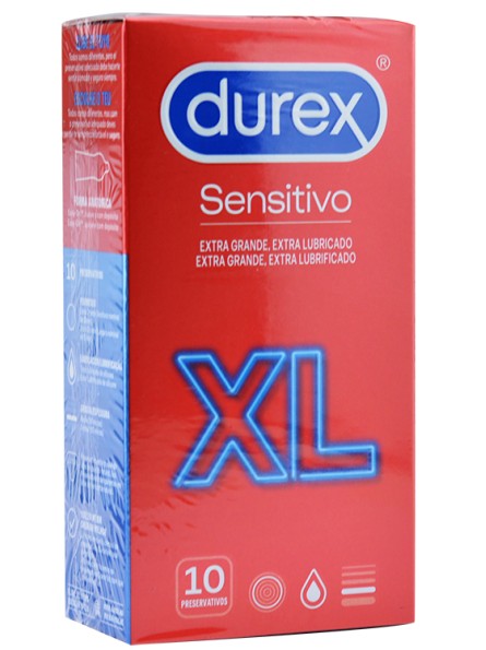 Durex sensitivo XL 10 preservativos
